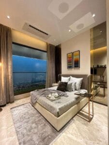 Sunteck Sky Park furnished sample flat, Mira Road