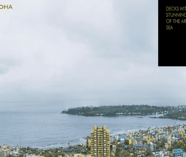 Sea view terrace at Lodha Cullinan Versova Andheri West