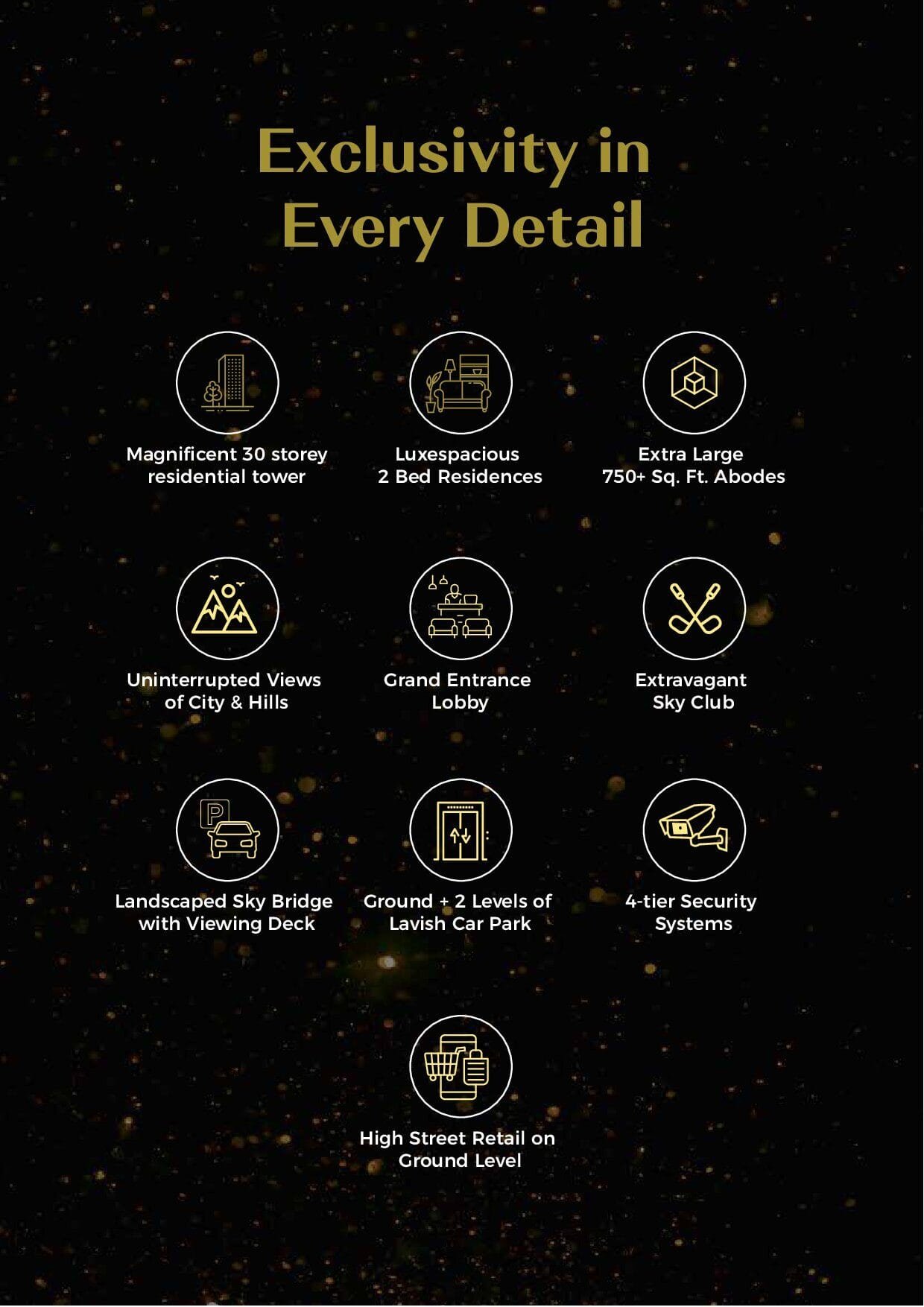 Sonam Mira Crest project highlights: 30-storey towers, sky club, sky bridge
