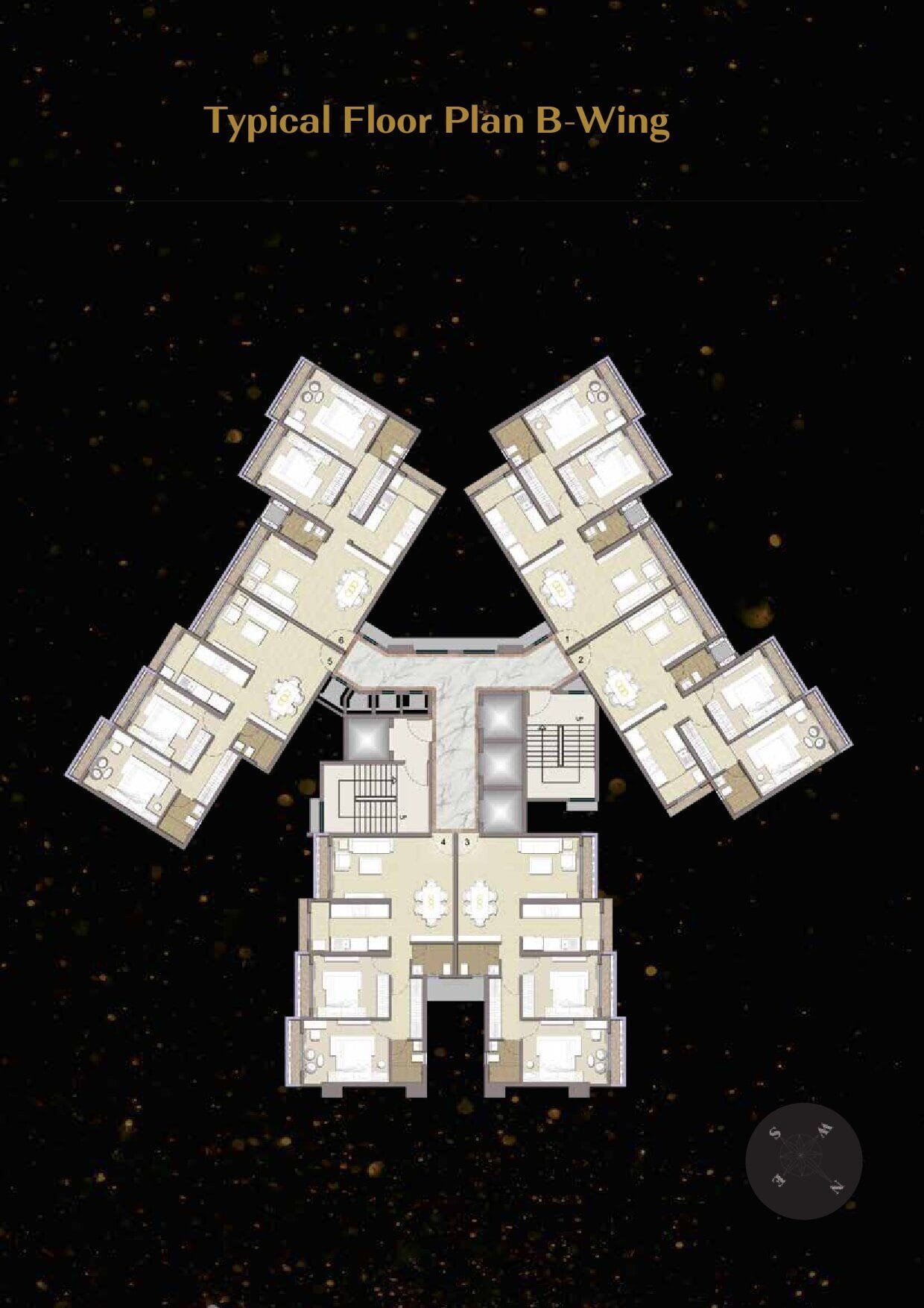 Typical floor plan – B wing