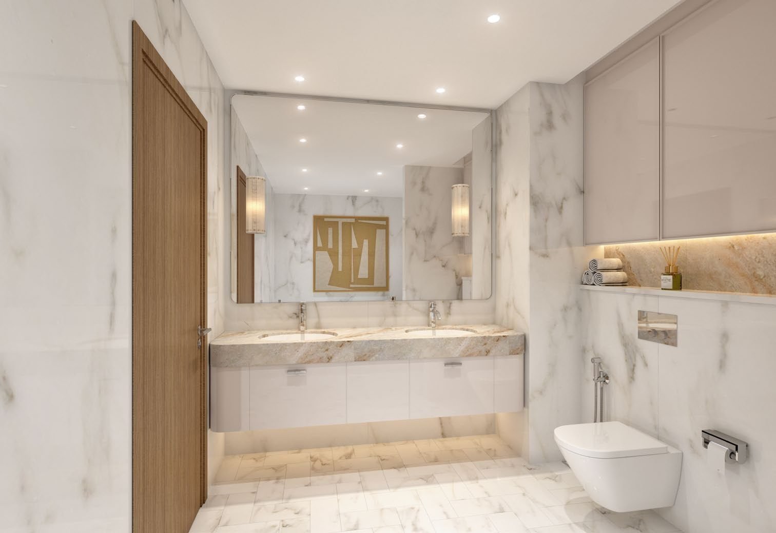 Azizi Venice apartment bathroom
