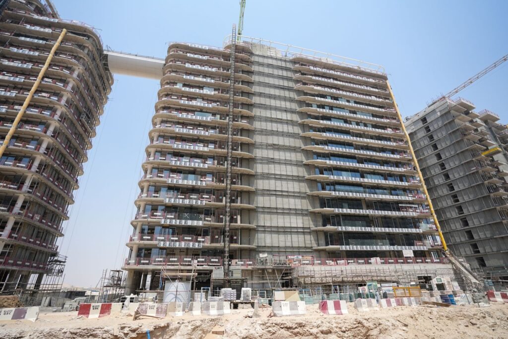 Azizi Venice tower structures complete, September 2026