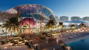 Azizi Venice covered retail boulevard