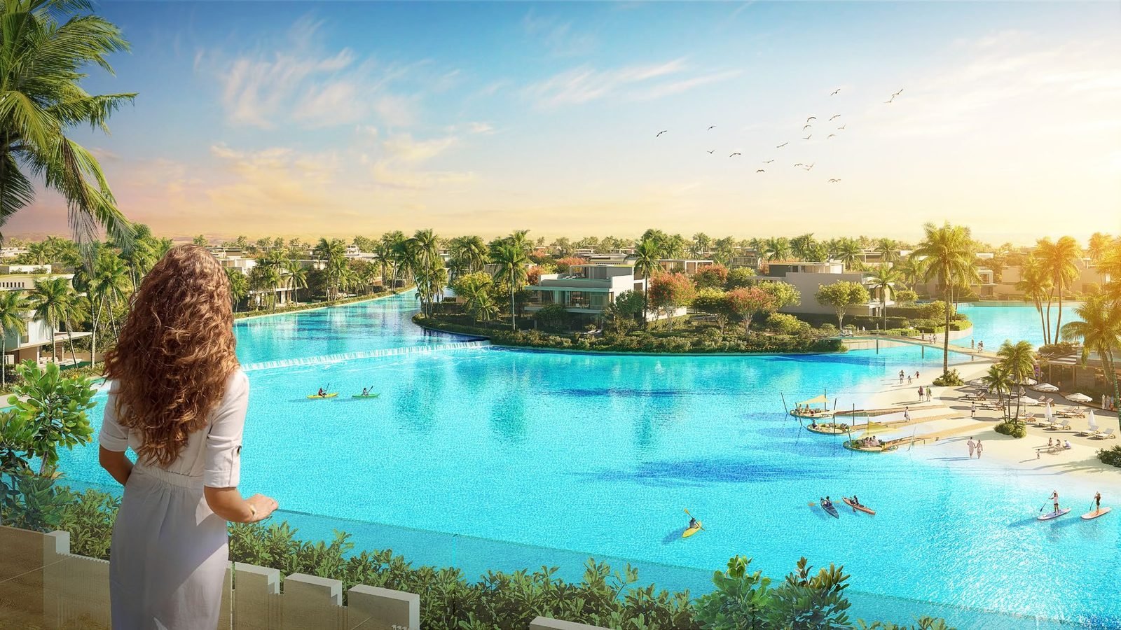 Azizi Venice swimmable crystal lagoon