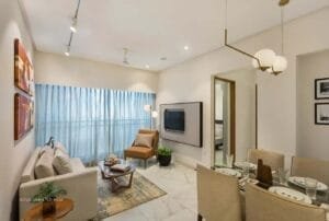 Dynamix Avanya 2 BHK living room render