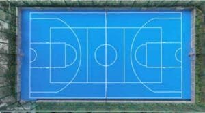 Dynamix Avanya multi-purpose sports court, actual photo