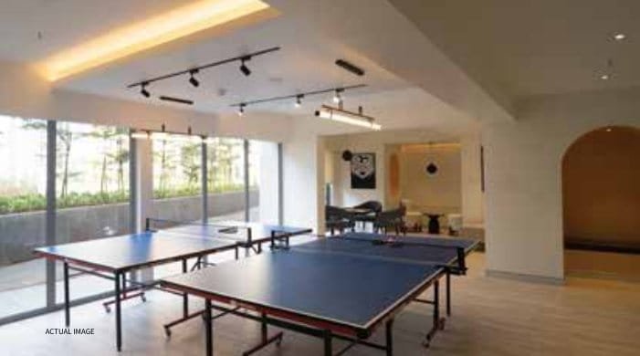 Dynamix Avanya games room with table tennis, actual photo