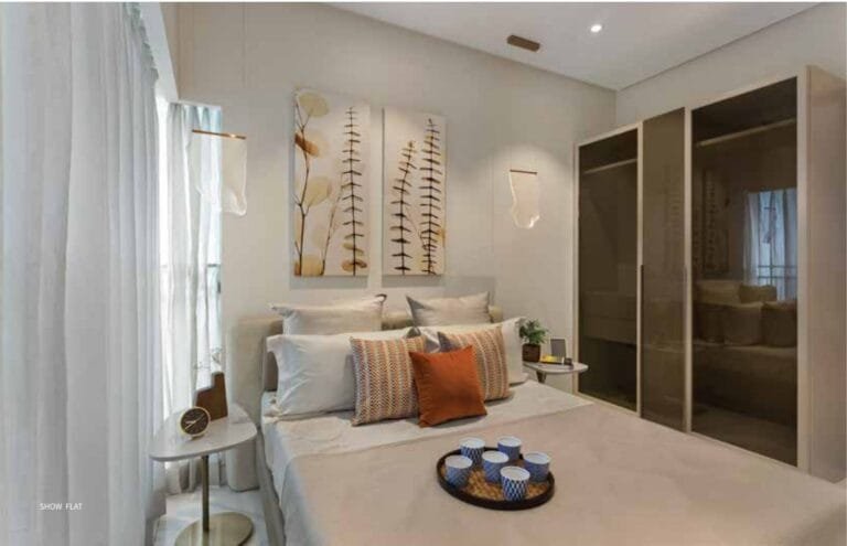 Dynamix Avanya Vara 2 BHK show flat second bedroom