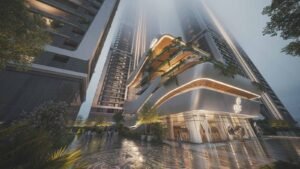 ONE by MSN towers and sky bridge