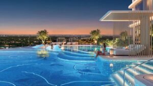 Aspirz by Danube infinity pool