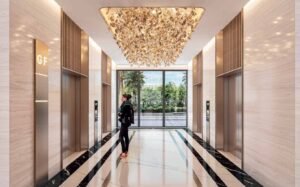 Aspirz by Danube lift lobby