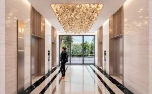 Aspirz by Danube lift lobby