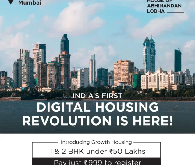 Modern house of Abhinandan Lodha with sleek design and garden, featured in a real estate campaign