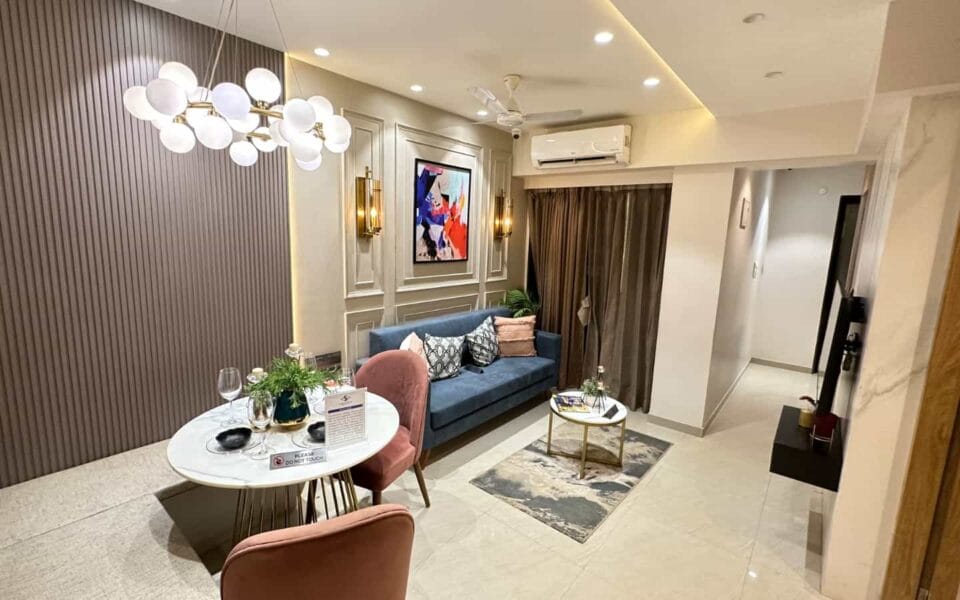 view of Abhinandan Lodha's luxurious house, showcasing contemporary architecture.