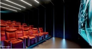 Movie theater at Sonam Opulence (artist impression)