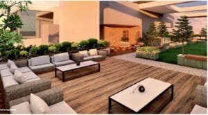 Terrace viewing deck at Sonam Opulence (artist impression)