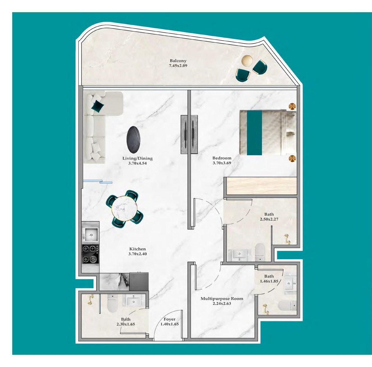 Flex 1 Bedroom Premium