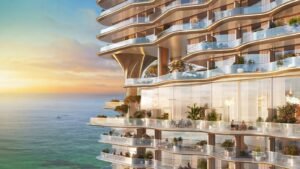 Breez by Danube tower balconies over the sea