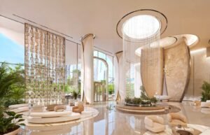 Breez by Danube waterfall atrium