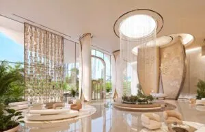 Breez by Danube waterfall atrium