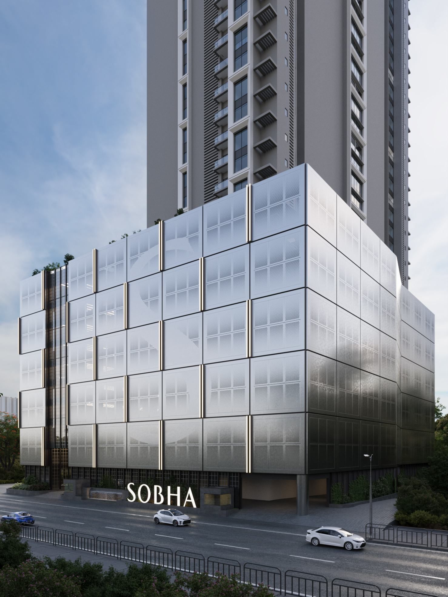 Sobha Inizio tower elevation in South Mumbai