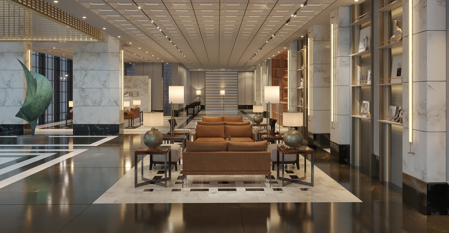 Sobha Inizio luxury lobby interior