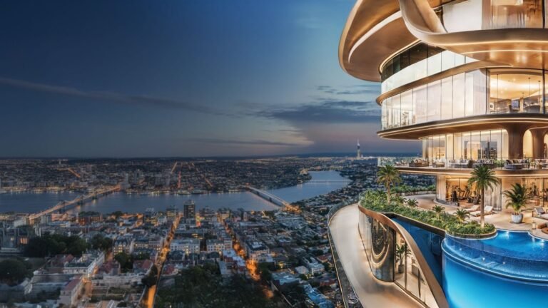 Shahrukhz by Danube sky pool on level 33
