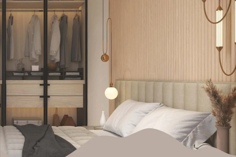 Master bedroom interior at Stellar Crest Santacruz West, flats near Santacruz railway station