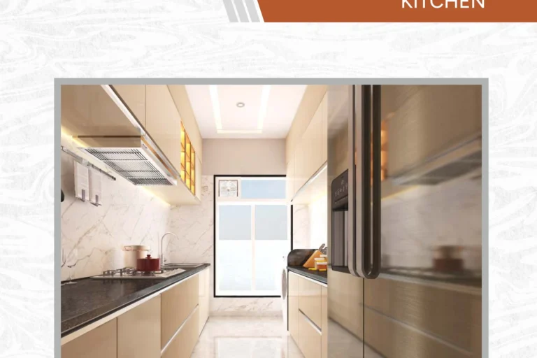 Modular kitchen design at Vivante Mahim West