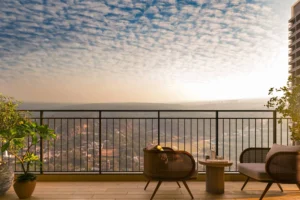 SOBHA Crescent Sector 63A balcony view of the Aravallis