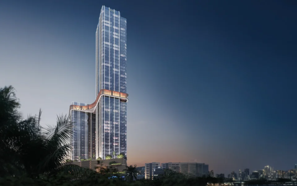 sejal City Goregaon East Commercial Space Tower dusk skyline view