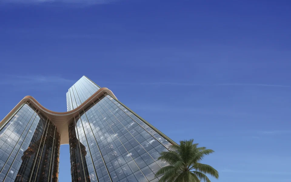 Sejal City Goregaon East commercial space Tower dusk skyline view