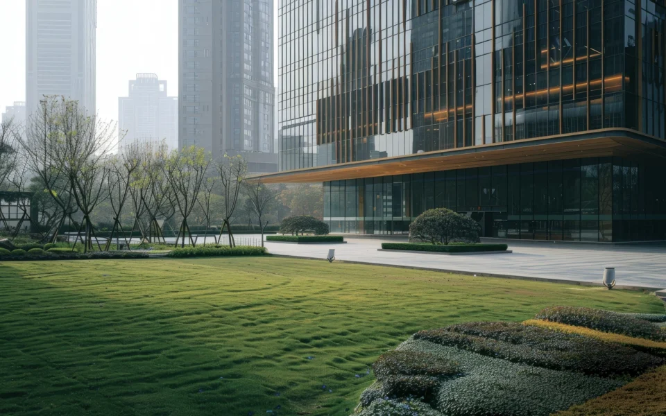 Sejal City Goregaon East commercial space Podium exterior garden