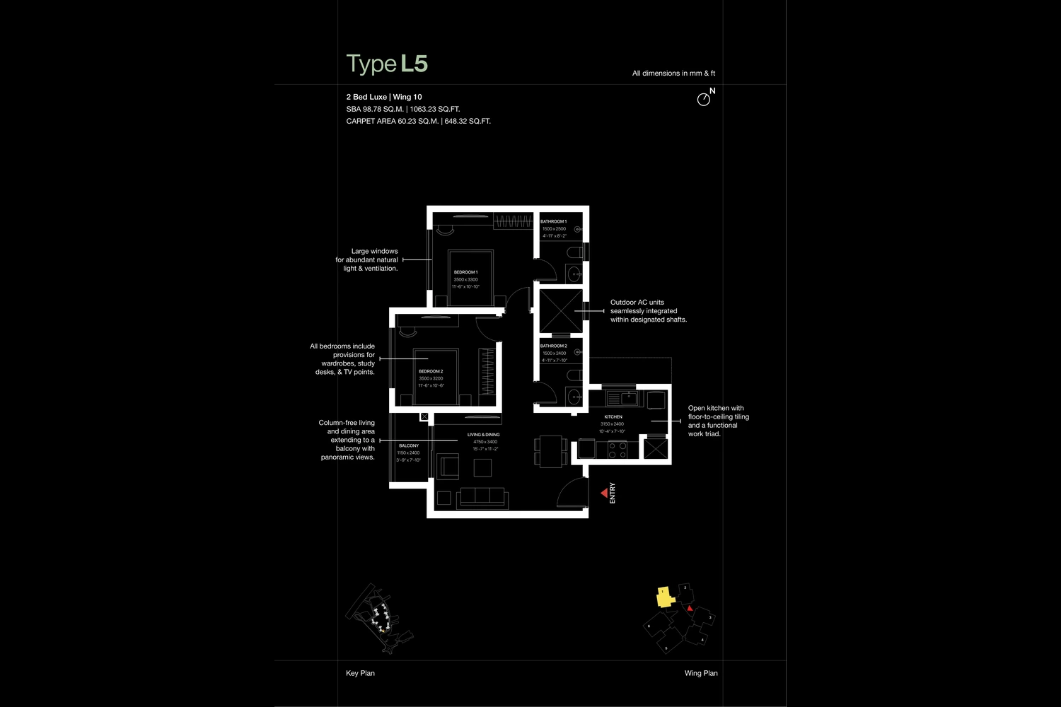 Type L5 - 2 Bed Luxe