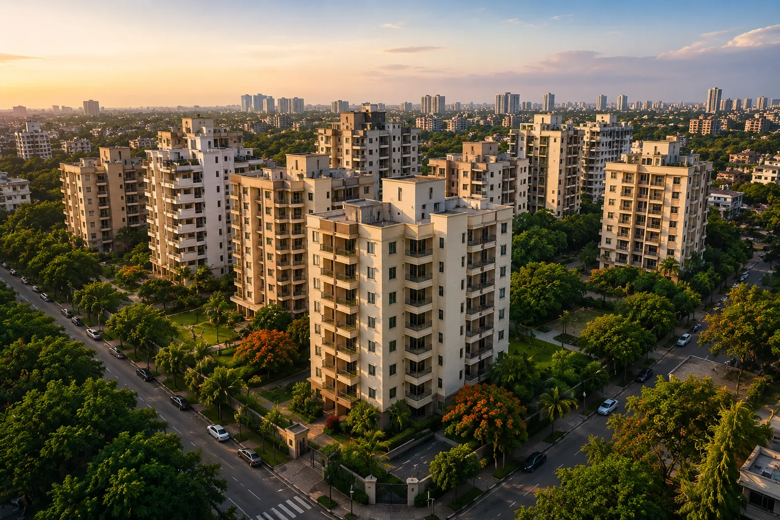 Well-maintained housing society with organized records and management