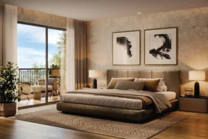 SOBHA Crescent Sector 63A master bedroom interior