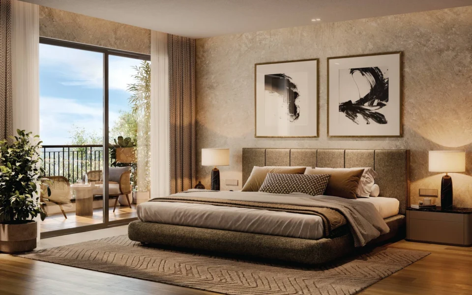 SOBHA Crescent Sector 63A master bedroom interior