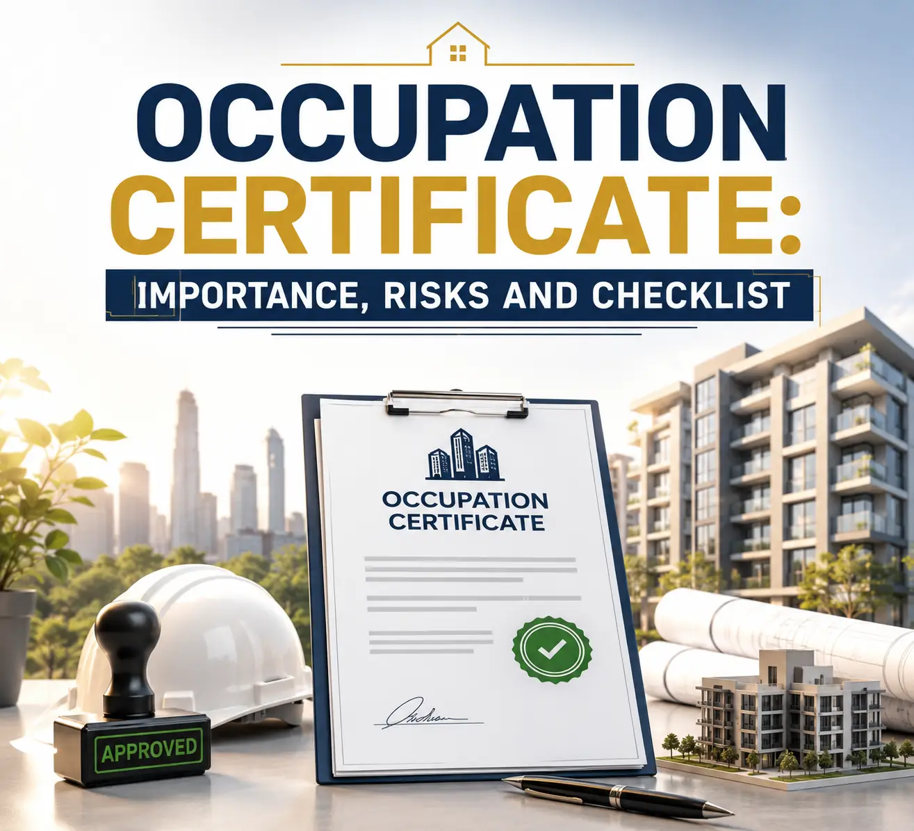 Occupation Certificate: Importance, Risks and Checklist 1 Occupation Certificate: Importance, Risks and Checklist