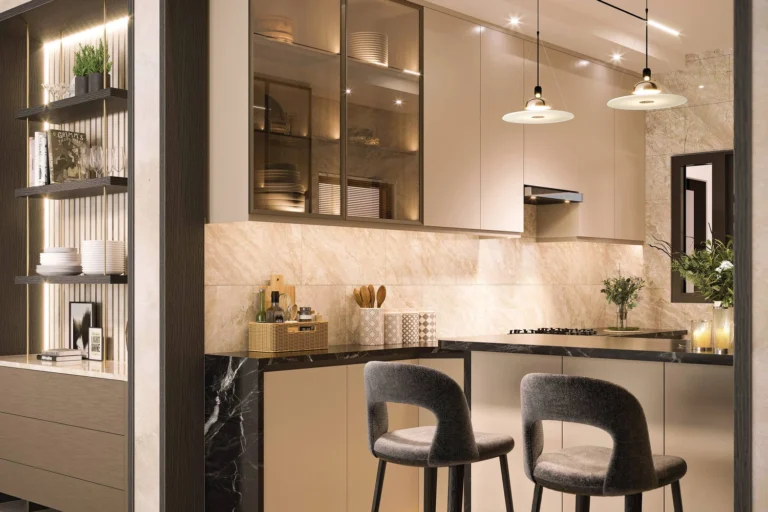 SOBHA Crescent Sector 63A open kitchen interior