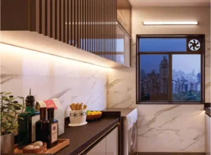 Nirmal Kunj Vile Parle West kitchen and utility area