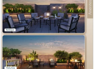 Ivory Heights Vile Parle East barbeque and party area
