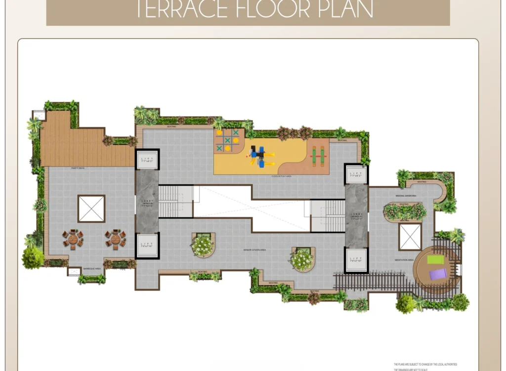 Ivory Heights Vile Parle East terrace floor plan amenities