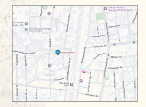 Nirmal Kunj Vile Parle West location map near Vile Parle railway station