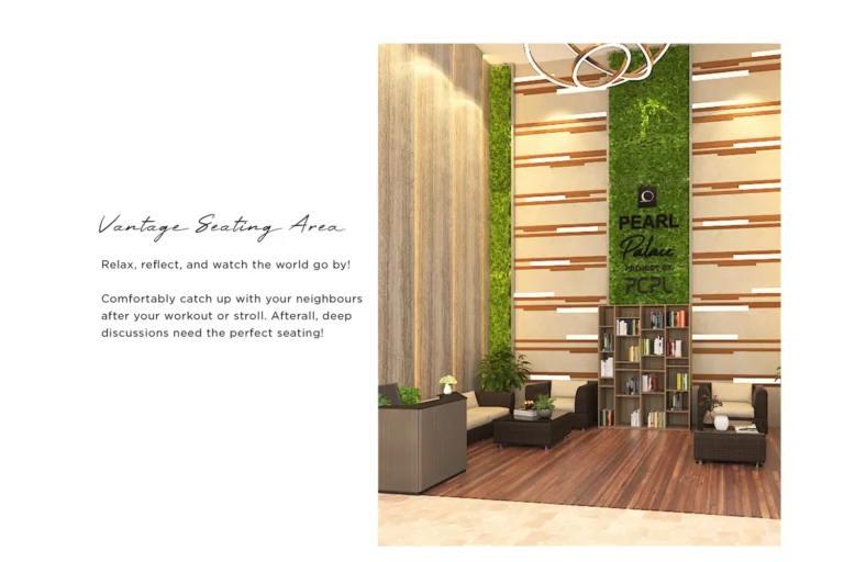 Pearl Palace Santacruz West vantage seating area lobby