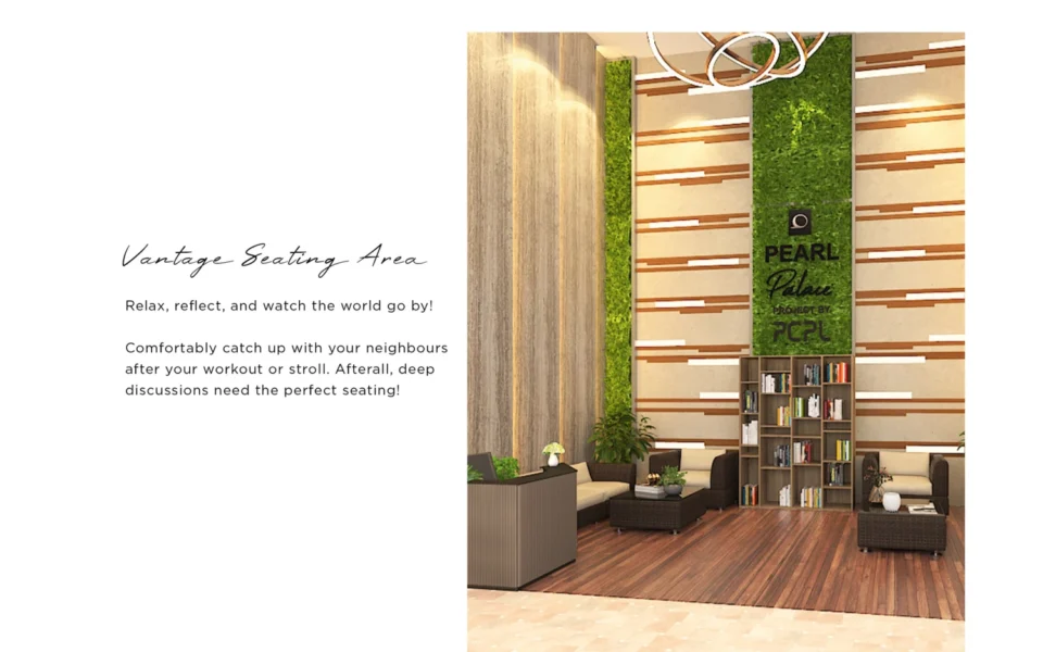 Pearl Palace Santacruz West vantage seating area lobby