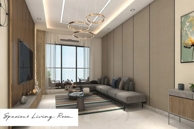 Pearl Palace Santacruz West spacious living room interior