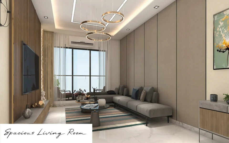 Pearl Palace Santacruz West spacious living room interior