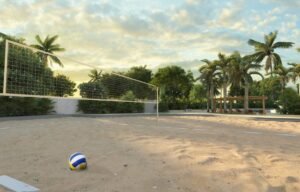 SOBHA Atlantis beach volleyball court
