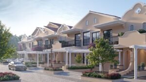 SOBHA Galera row house street view