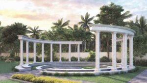SOBHA Metropolis Colosseum-themed amphitheatre